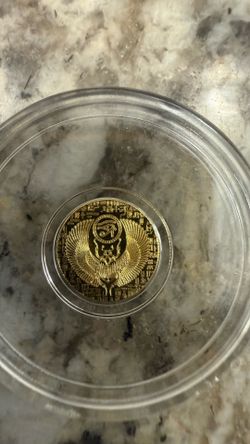 1/200 Troy Oz .9999 Fine Gold Egyptian Round– $40 Each (3 Available)