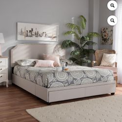 Queen Bed frame with Headboard 
