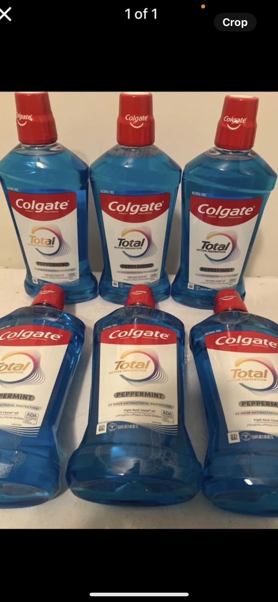Colgate Total Mouthwash 1 L $4 Each Or 3/$10