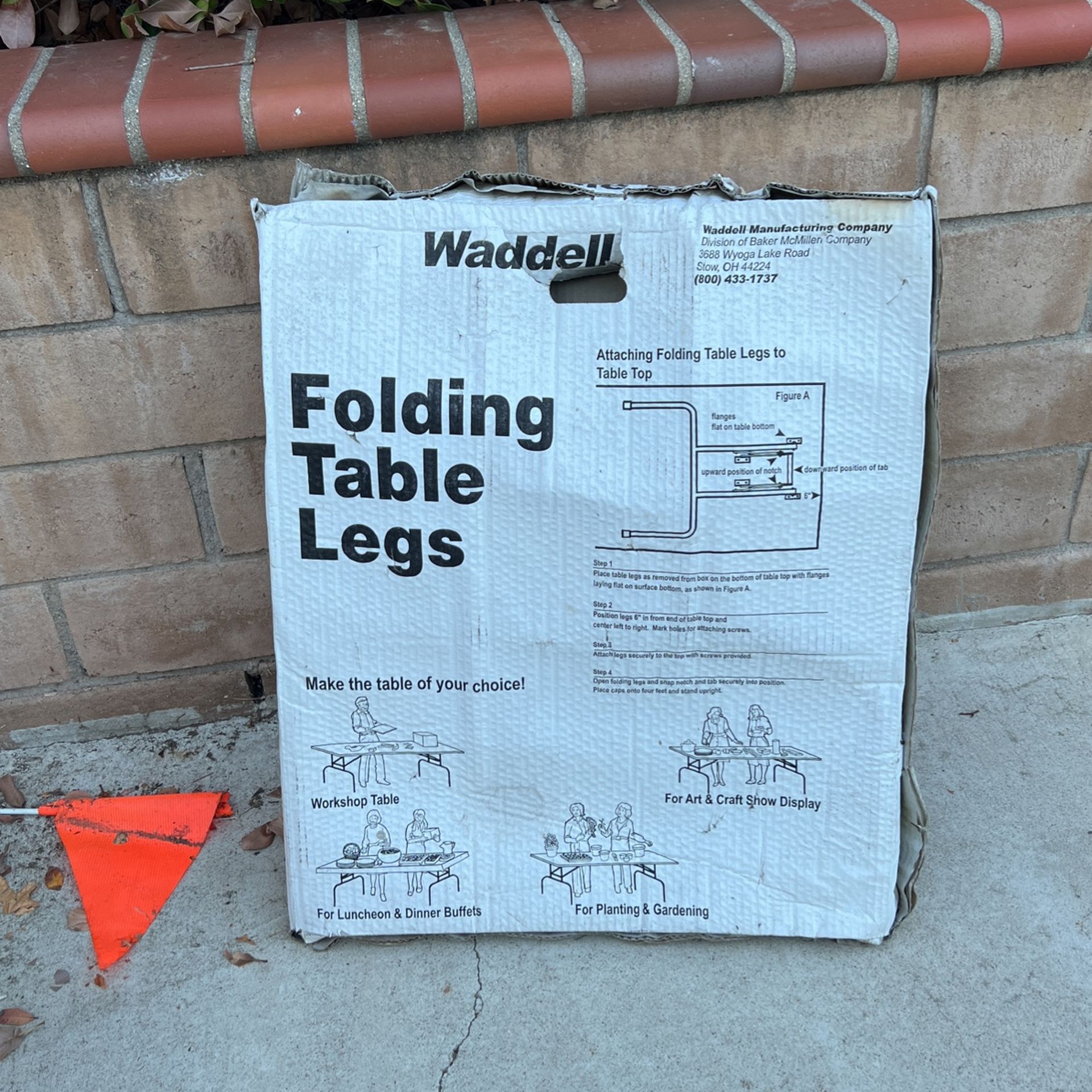 Waddell Folding Table Legs for Sale in San Diego, CA OfferUp