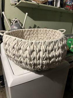 Blanket Rope Basket