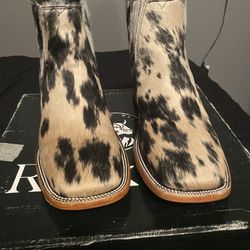 Cowhide boots 