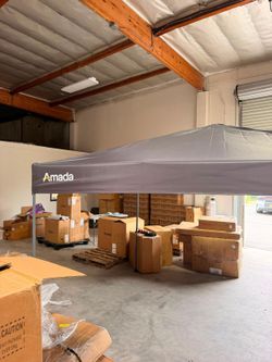 10 x 10 ft Pop Up Canopy Tent with One Push Setup, Outdoor Portable Instant Canopy Shelter w/ Roller Bag, Dark Gray
