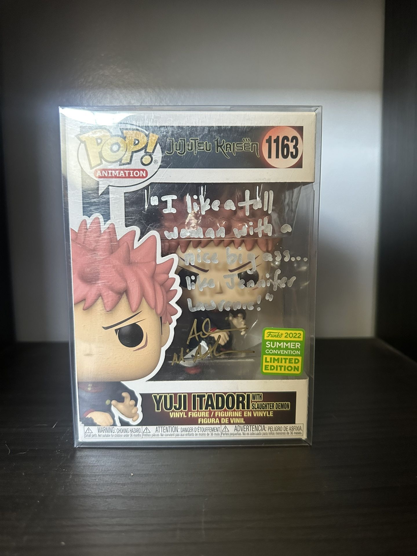 Yuji Itadori Funko Pop Signed