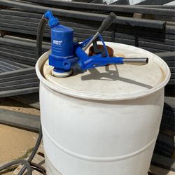 DEF Pump With Empty Gallon