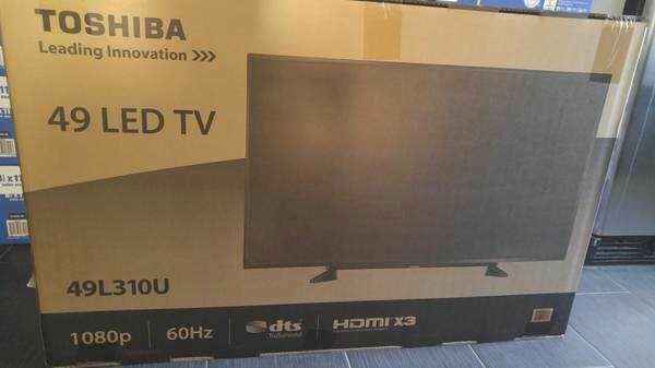 TOSHIBA 49" LED TV MODEL# 49L310U BRAND NEW, NEVER OPENED! 😊