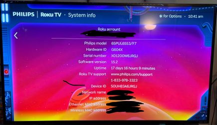 Roku smart tv with stand 65 inch 4k