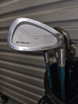 Used Golf clubs and bags for starters.