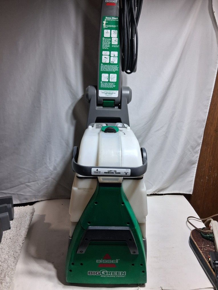 Bissell Big Green Floor Finishing Machine Model 31K8L WORKING