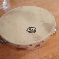PANDERETA D CUERO Y MADERA LP