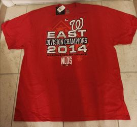 Collectible 2014 Nats East Division Champs Tee Shirt/New