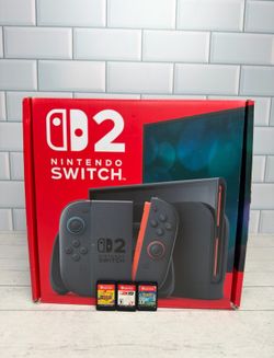 Nintendo Switch 2 With 3 Games