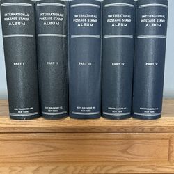 Scott International Postage Stamp Album Set – 5 Volumes – Empty