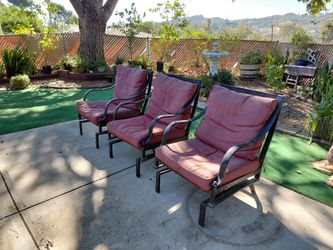 Set of 3 Magnificent Outdoor Lawn Lounge Chairs