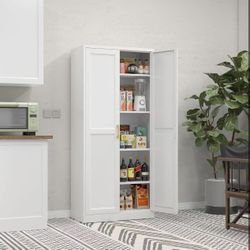 71-inch high metal storage cabinet $110 