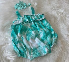 Cat & Jack Baby Romper w/ Headband *0-3 Months