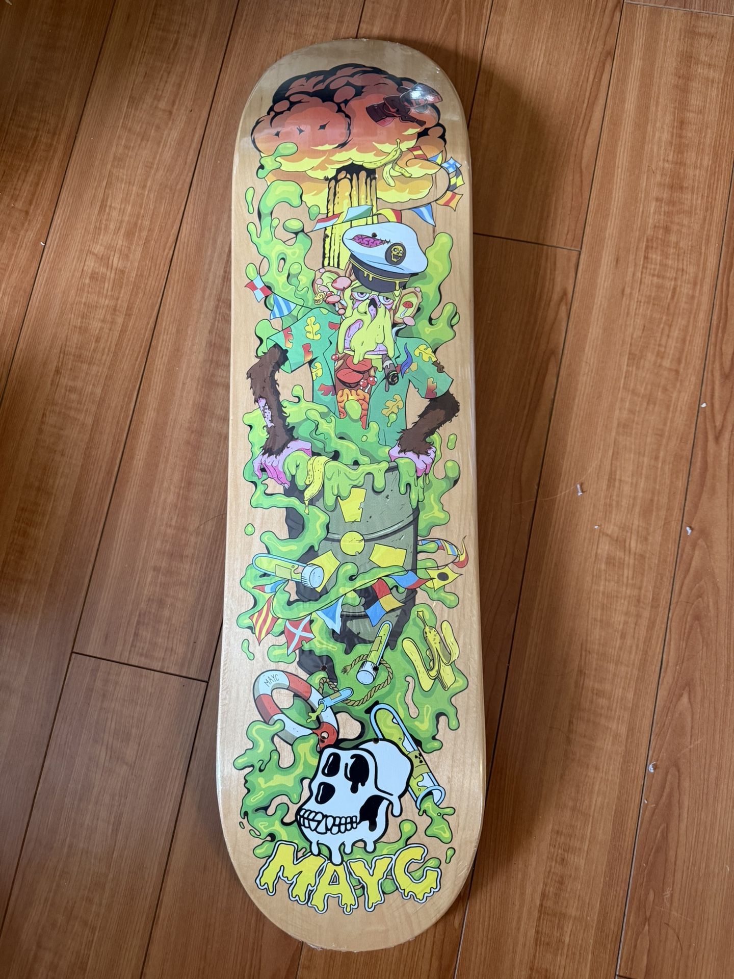 Mutant Ape Yacht Club - MAYC - The Genesis of Mutant Curtis - Skate Deck -BAYC