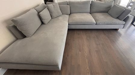 West Elm Fabric Sectional