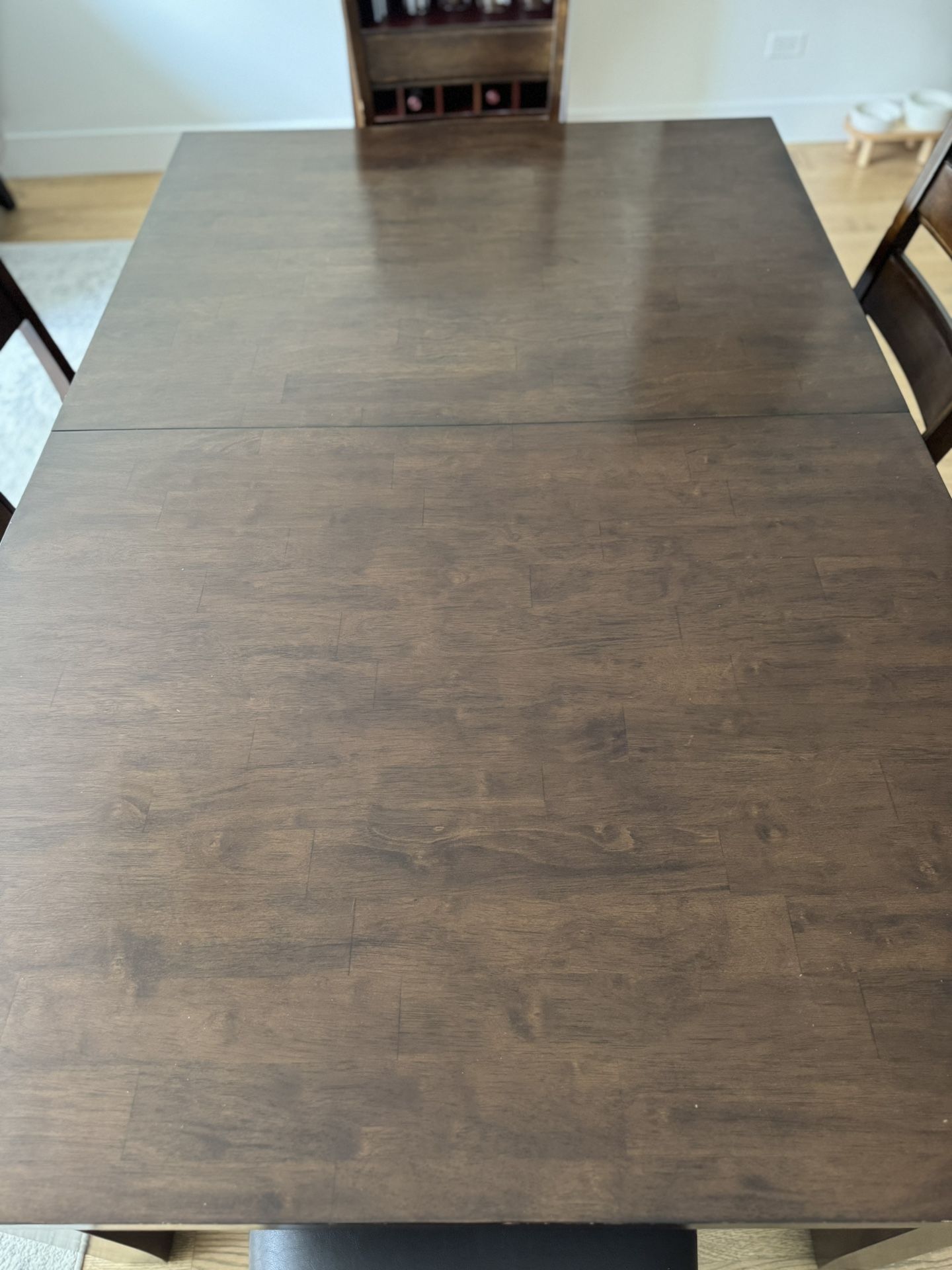 Dining Room Table Set w/ 6 Chairs and Leaf
