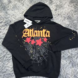 SP5DER | Atlanta Hoodie Black