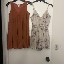 two Beautiful women’s summer dresses size Small $10 each 