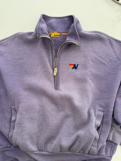 Aviator Nation Relaxed 1/4 zip sweatshirt