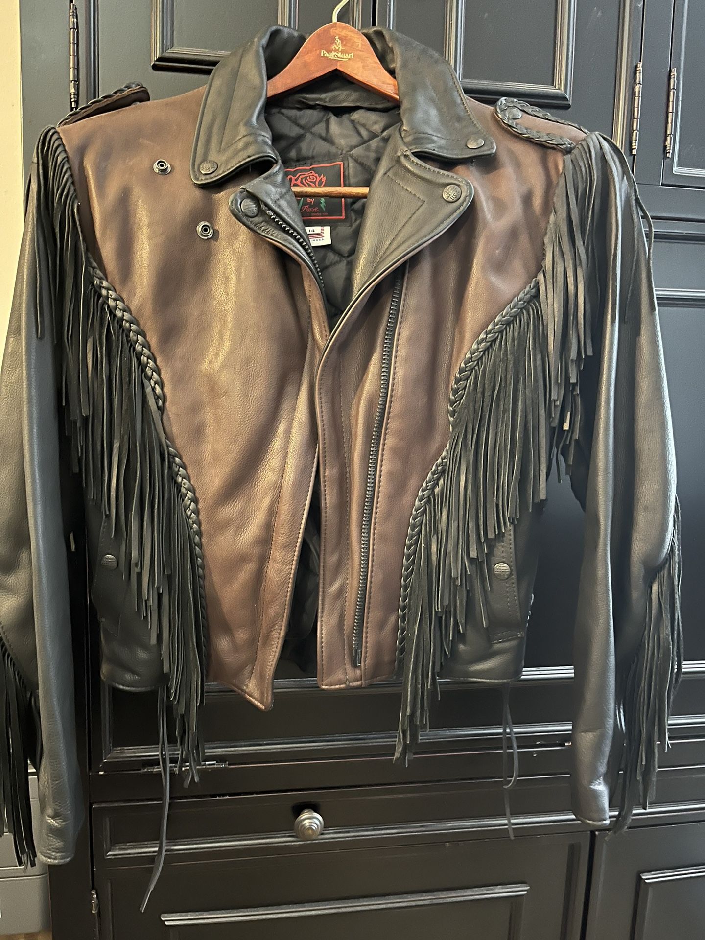 Women’s Leather Jacket/Fashions By Rose Size 14