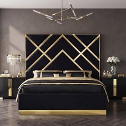 New In Box King Bed Frame With Mattress (Read Description Below)
