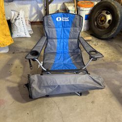 Outdoor Folding Camping/Beach Chair with Heavy Duty Tote