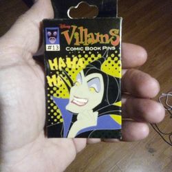 Disney Villains Comic Book Pins