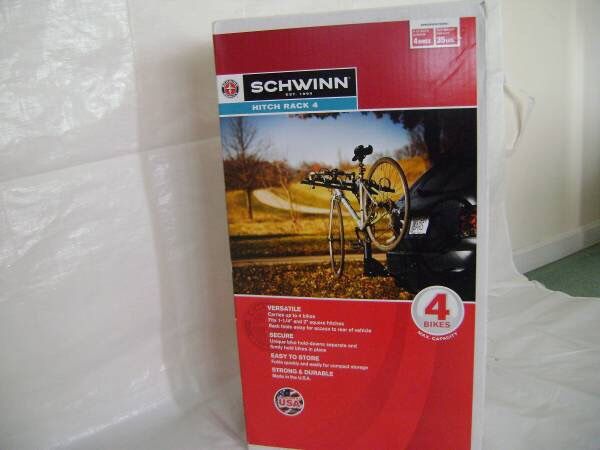 Schwinn 4 Bike Hitch Car Rack 