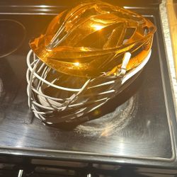 Cascade Xrs Adult Metallic Orange NOCSAE Certified Lightweight 