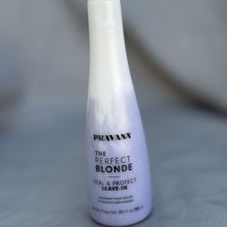 NEW Pravana the Perfect Blonde Seal and Protect Leave-In 10oz