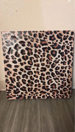 cheetah print canvas