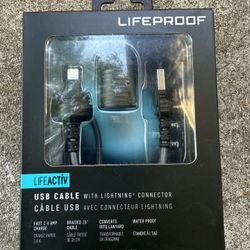 Lifeproof usb cable with lightning connector (New)