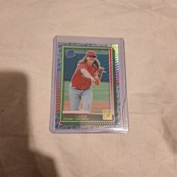 2024 Panini Donruss  Rhett Lowder  # 74 Cincinnati Reds