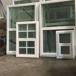 Vinyl Windows And Doors Black White Almond Frame 
