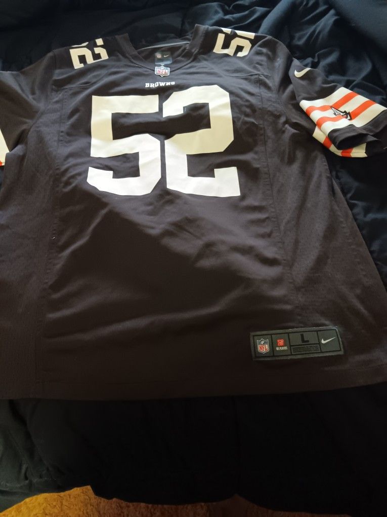 Signed Authentic Cleveland Brown's Jersey