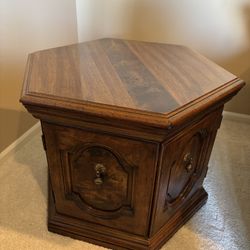 Octagon Table With Doors And Hidden Storage