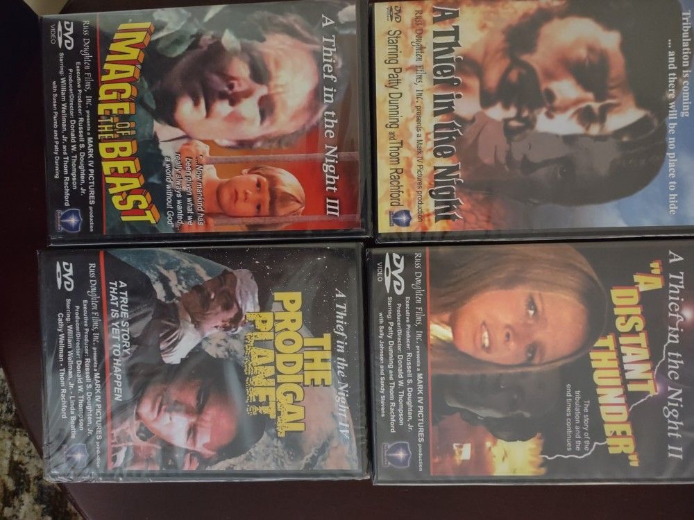 4 Christian End Times DVD's NEW