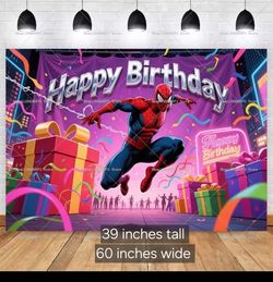 Spiderman Backdrop