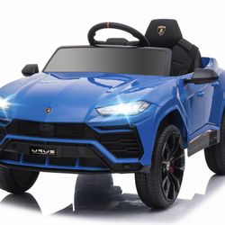 🔵🔵 !!BRAND NEW 12V LUXURY REMOTE CONTROL Electric Kid Ride On Car Power Wheels Lamborghini Urus with LED’s, USB And FM Radio