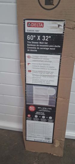 NEW SHOWER WALLS