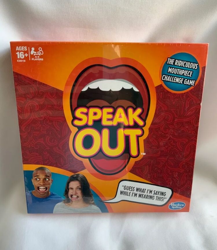 Hasbro Speak Out Board Game  New 