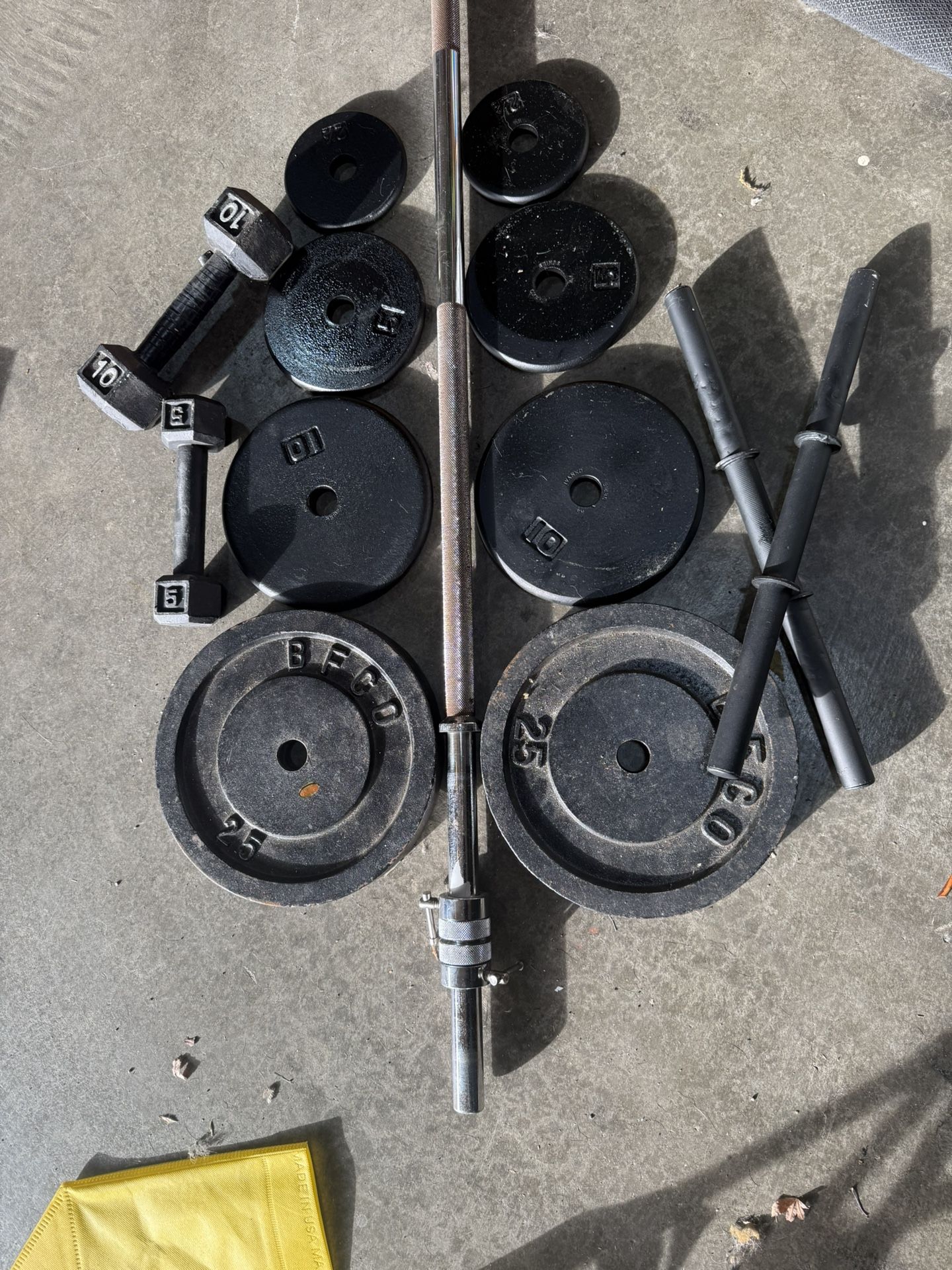 Weights Bar Dumbbell Set