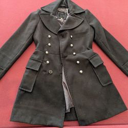 Women's Black Coat Small 
