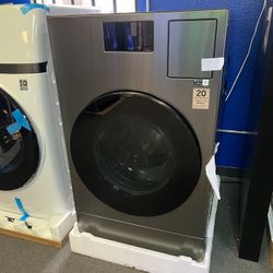 Samsung Bespoke 5.3Cu 2In1 Washer And Dryer 120V NonGas