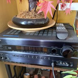 Onto TX SR 703 With Polk Audio 5.1 Speakers Plus Subwoofer 