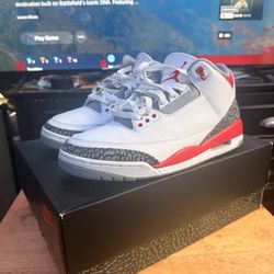 Jordan 3 Retro Fire Red