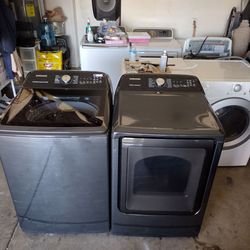 Samsung stainless steel washer and electric dryer Large Capacity